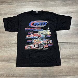 Vintage Richard Petty T Shirt Size L Enterprises 4 Generations NASCAR Estate 00s